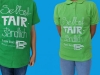 Kindergröße und Polo-Shirt in grün
