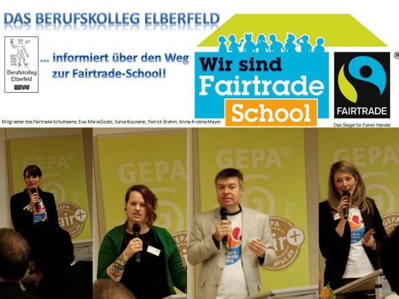 Berufskolleg Elberfeld informiert über den Weg zur Fairtrade-School