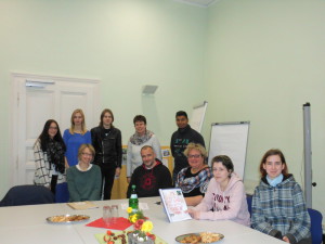 Treffen der Projektgruppe Fair(Stiften) zum Zweck der Titelerneuerung als Fairtrade-School am 22.10.2015 am Stift Cappel - Berufskolleg in Lippstadt