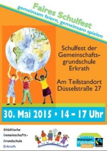 Plakat zum "Fairen Schulfest"