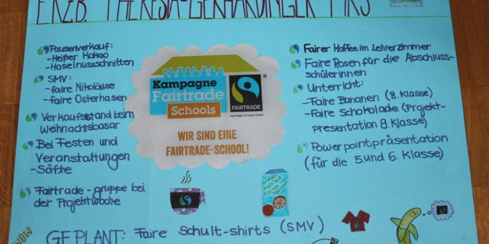Fairer Handel kreativ: Fairtrade-Schools Plakate