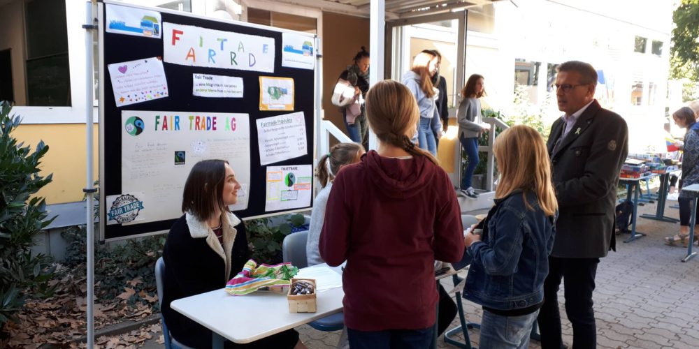 Fairtrade-Stand am Schulfest 2019