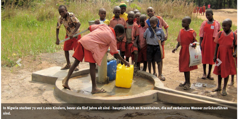 Spendenprojekt Nigeria – Sauberes Wasser