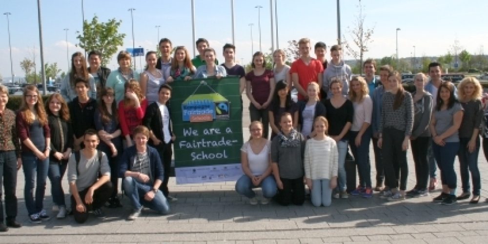 Exkursion zur Fairtrade-Messe in Stuttgart – offizieller Startschuss der Fairtrade-Schools Kampagne in Baden-Württemberg