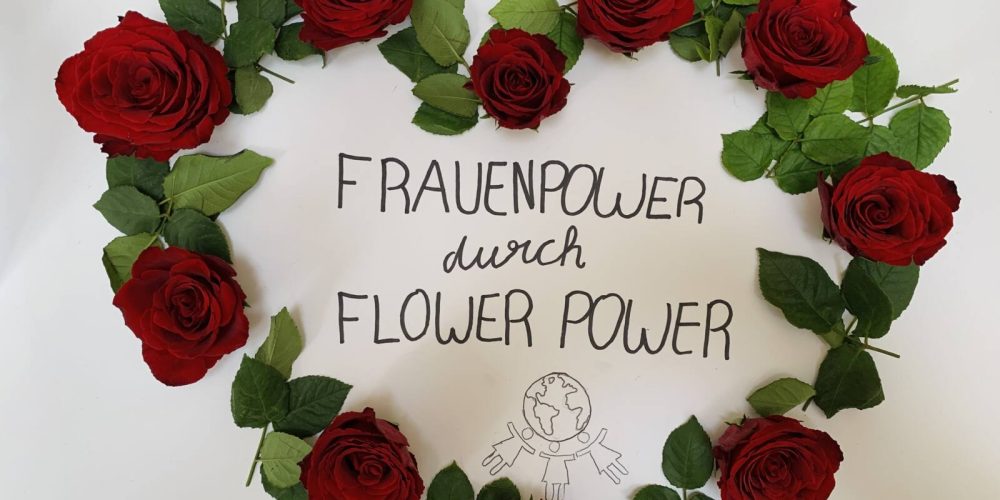 Rosenaktion zum Weltfrauentag – Flower Power