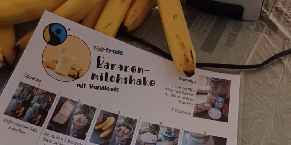 Fairer Bananenmilchshake