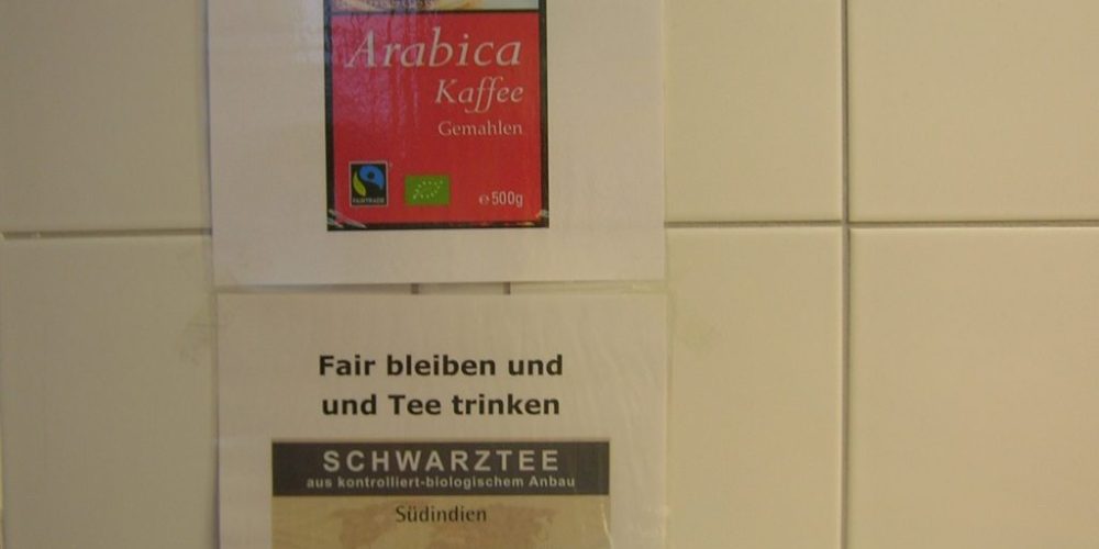 Fairtrade Kaffee und Tee im Schulcafé