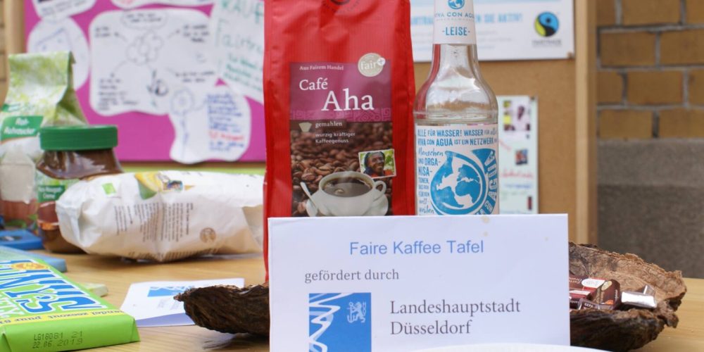 Infostand FairTrade am Einschulungstag 30.08.2018