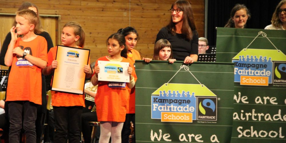 Zertifizierungsfeier zur fairtrade-school am 13.November 2017