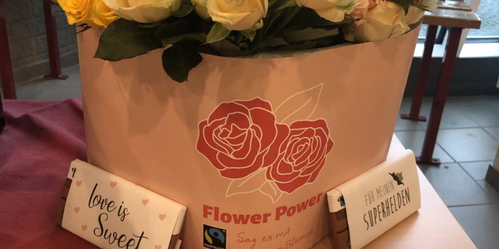 Flower Power und Faire Schokoladen zum Valentinstag