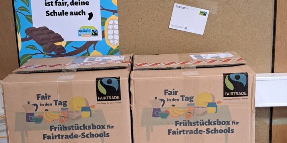 Fairtrade Frühstücksboxen – hurra die JPRS hat 2 Fairtrade-Frühstücksboxen erhalten