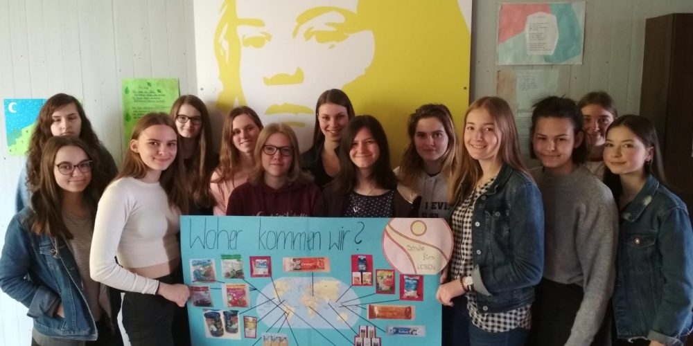 Die Sophie-Scholl-Realschule als fair trade school: Unser Eine-Welt-Laden
