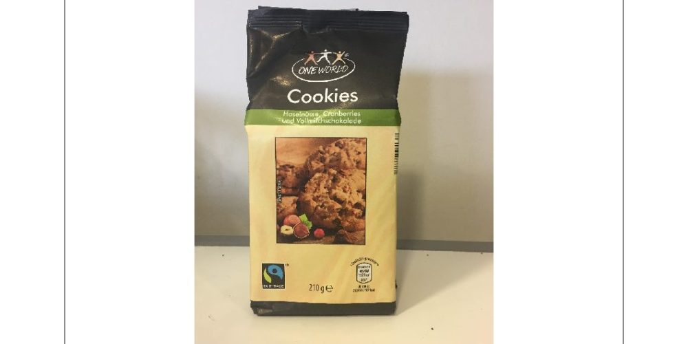 Fairtrade Cookies zum neuen Schuljahr am Kiosk erhältlich