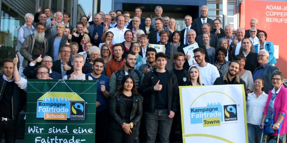 Das AJC BK in Ratingen ist Fairtrade-School – Stadt und Schule feiern Hand in Hand
