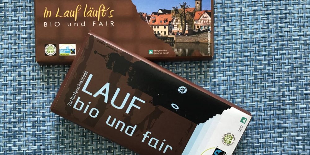 Fairtradeschokolade der Stadt Lauf – Eine gelungene Kooperation zweier Projektpartner