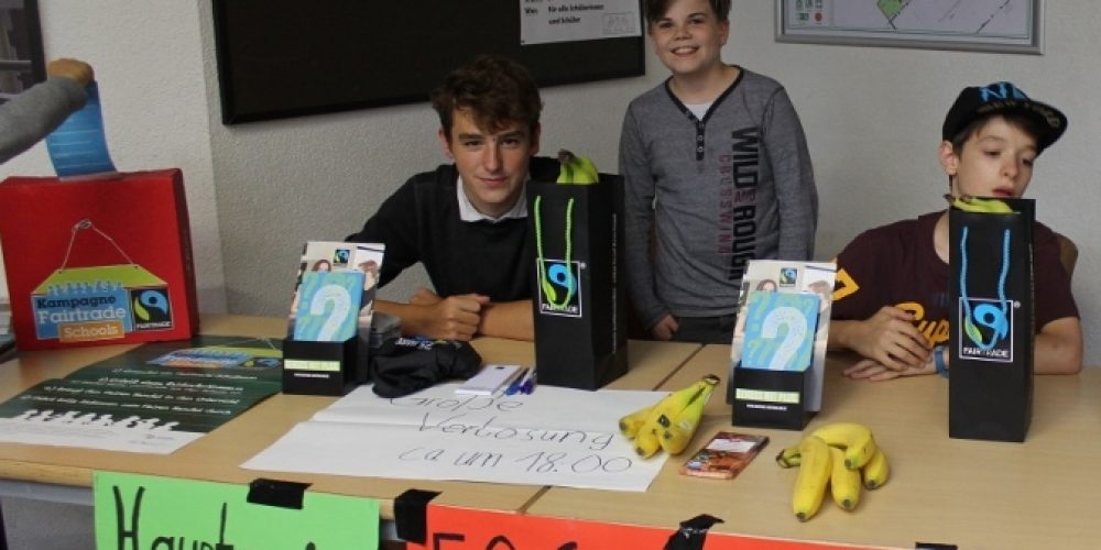 26.07.2017 Fairtrade-Gewinnspiel beim Schulfest