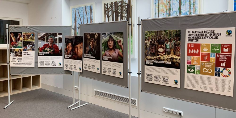 Fotoausstellung zum Fairen Handel und den SDGs