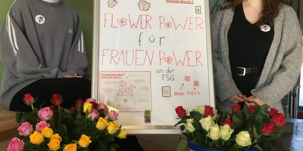„Flower Power an der FSG & in Güstrow“ – Frauen stärken mit Fairtrade-Blumen