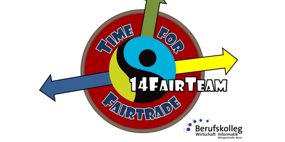 Das 14FairTeam Logo des Berufskollegs Weingartstraße Neuss