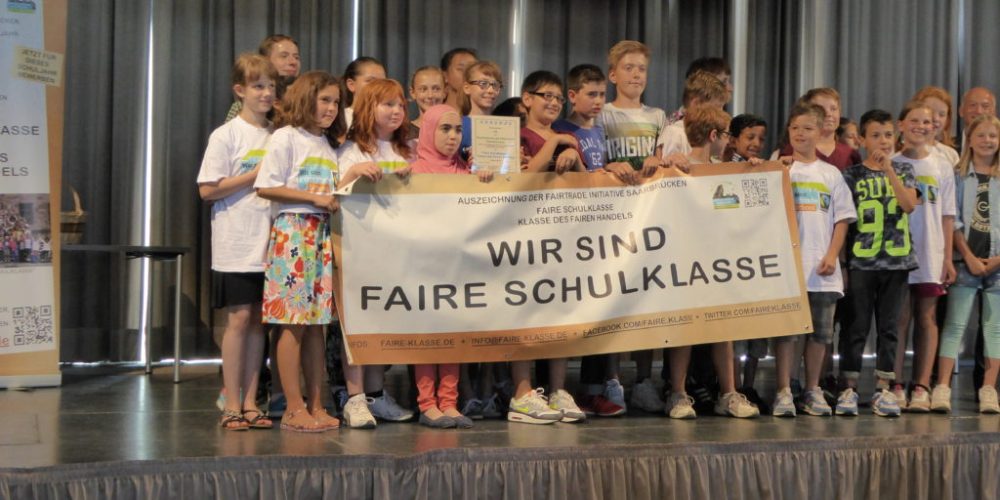 Auszeichnung “Faire Klasse” für das vergangene Schuljahr @GAR Saarbrücken