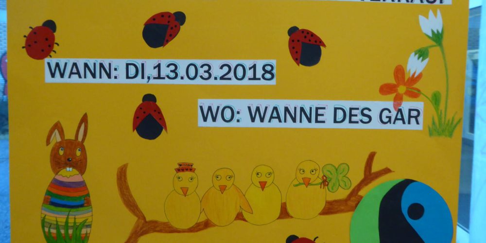 10 Jahr Oster-Fairtrade-Verkauf am Gymnasium am Rotenbühl @ GAR Saarbrücken