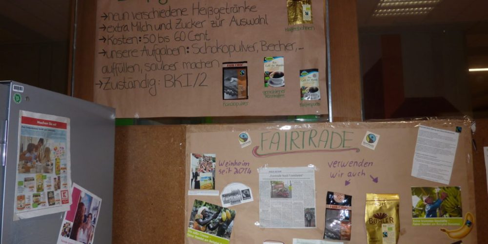 Infoabend an der Johann-Philipp-Reis-Schule (JPRS) = da dürfen Fairtrade-Aktionen nicht fehlen