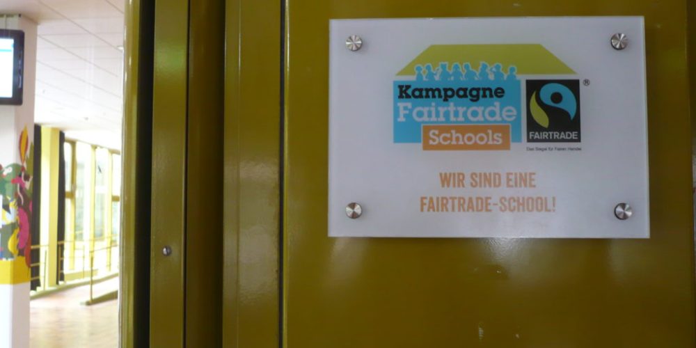 Fairtrade-Schools Schild