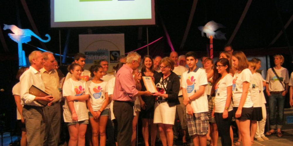 Unsere Auszeichnung zur ersten Fairtrade School in München