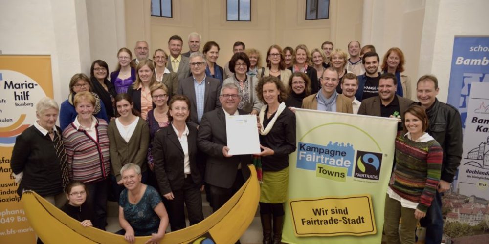 Bamberg wird Fairtrade Stadt – Eichendorff-Gymansium unterstützt Stadt Bamberg auf ihrem Weg zur Fairtrade-Town