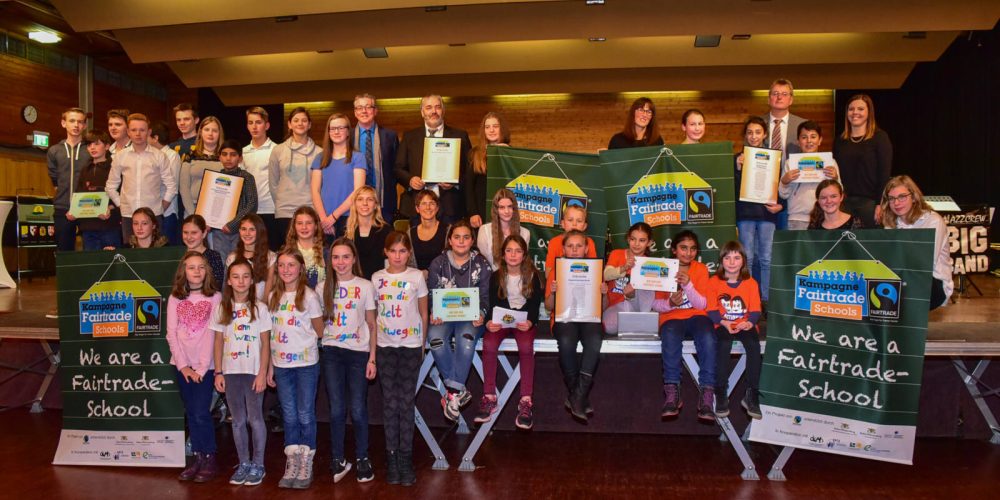 Wir sind “Erstes Fairtrade-Schulnetzwerk Deutschlands”!